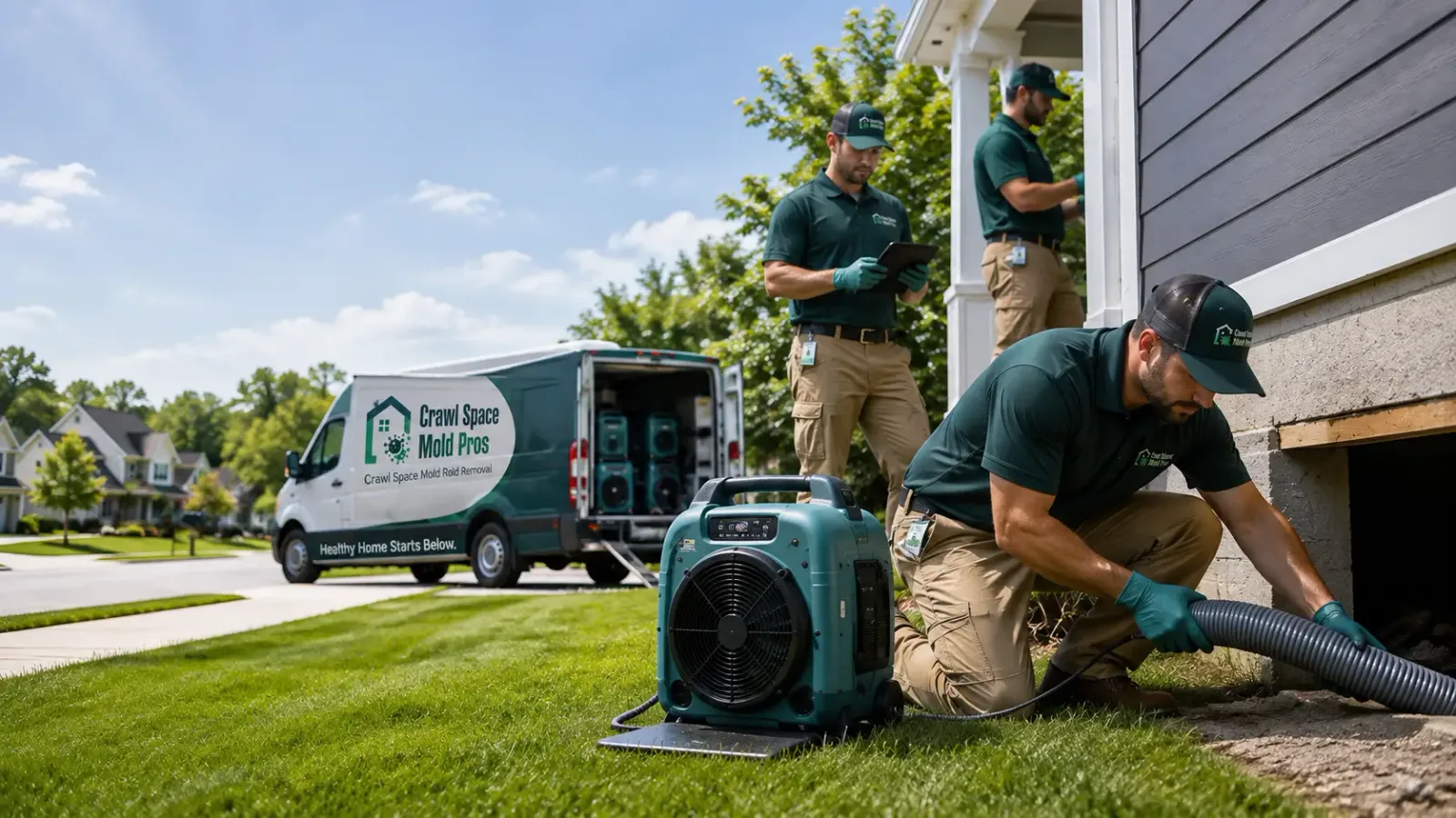 Crawl Space Mold Removal in Ralph, MI